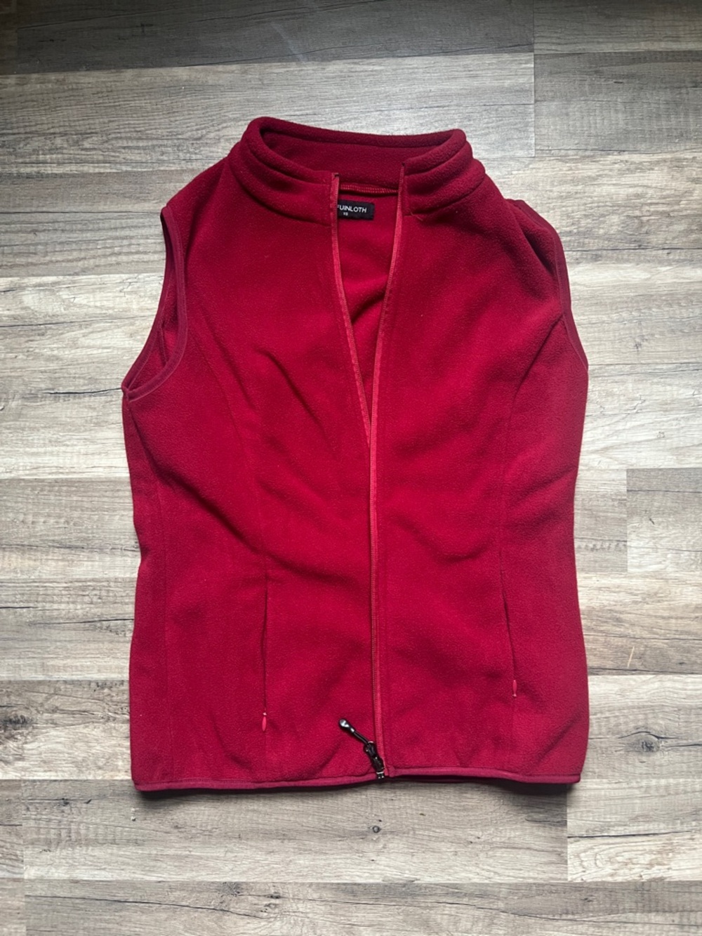 Red Fleece Vest